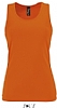 Camiseta Tecnica Tirantes Mujer Sporty Sols - Color Naranja